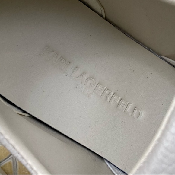 NWOT*Karl Lagerfeld Paris Cavan F21 Sneakers, Size 7M/37.5. - Picture 12 of 14